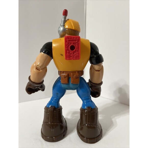 Mattel Rescue Heroes (Retired) - Billy Blazes Firefighter & Jack Hammer.2002. - Picture 4 of 6